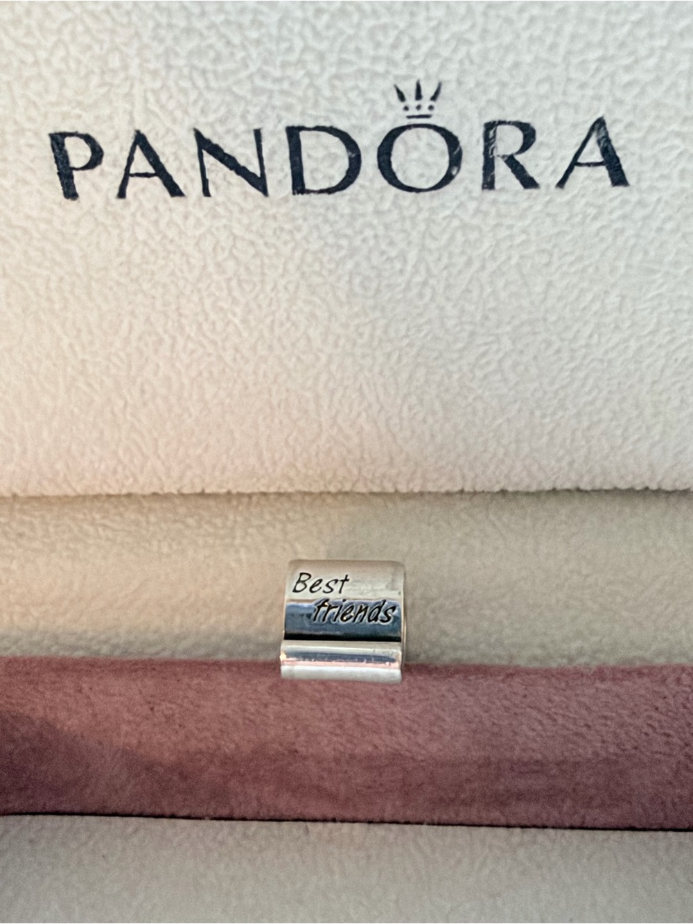Pandora Silver "Best Friends" Charm Bead